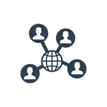 Social Network Icon Stock Illustration