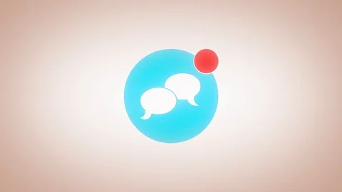 Social Network Icon With Numbers Count Video stock 98941627