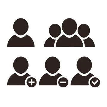 Social network icon set Stock Illustration