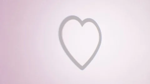 Social Network Like Icon With Splash Fx Video stock 108310808