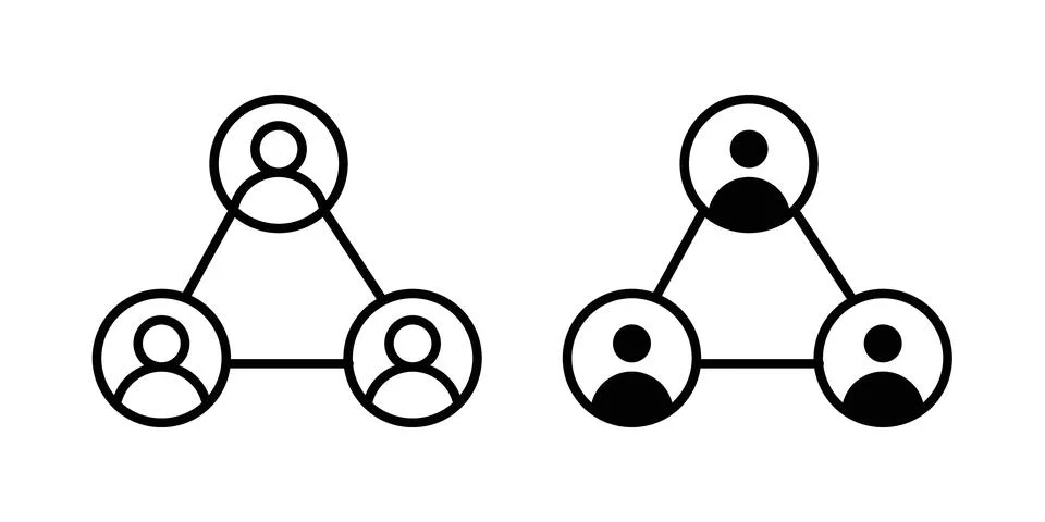 Social network icon vector editable eps10 Stock Illustration