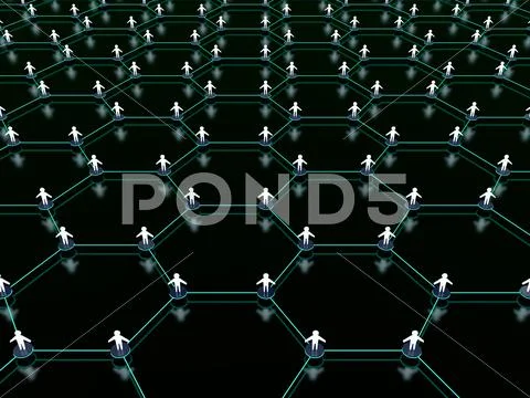 Social network. Stock Illustration