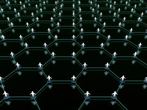 Social network. Stock Illustration
