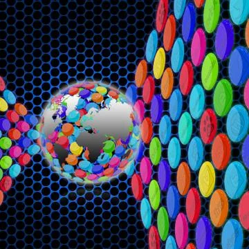 Social Network Stock Illustration