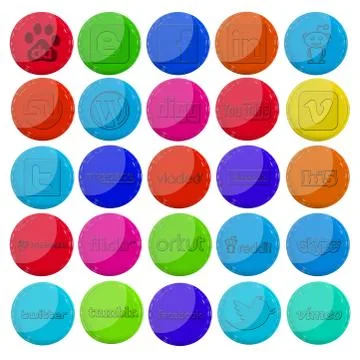 Social Network Stock Illustration