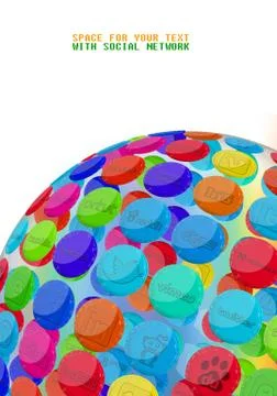 Social Network Stock Illustration