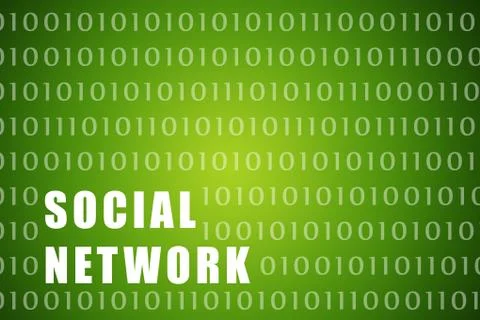 Social network Stock Illustration