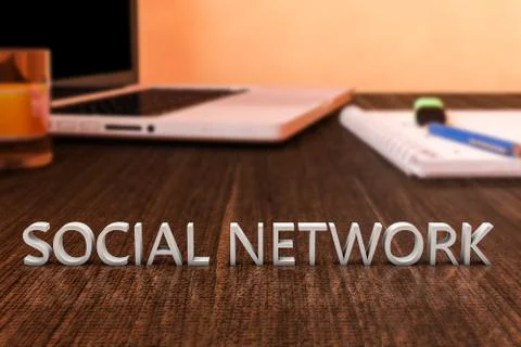 Social Network Stock Illustration