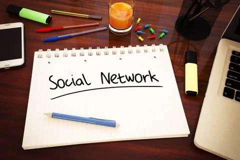 Social Network Stock Illustration