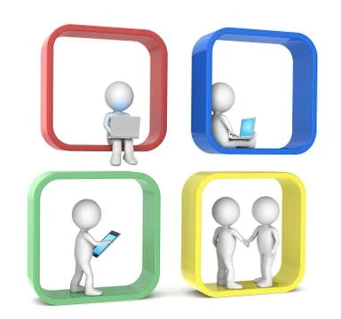 Social Network. Stock Illustration