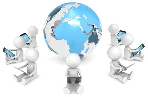 Social Network. Stock Illustration