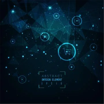 Social network. Illustrazione stock