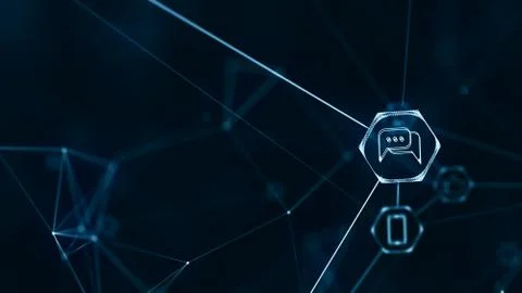 Social network. Stock Illustration