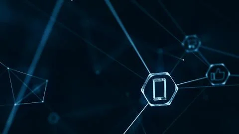 Social network. Stock Illustration