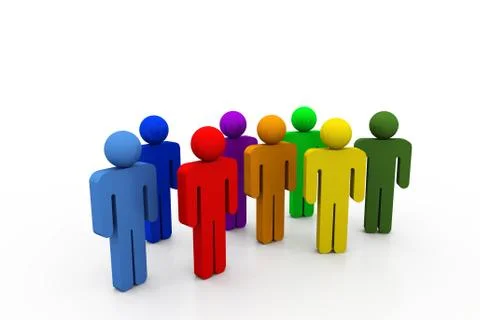 Social network Stock Illustration