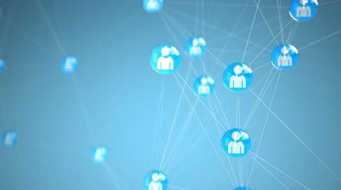 Social Network Stock Illustration