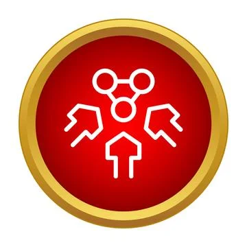 Social network interface showing community connection icon イラスト素材