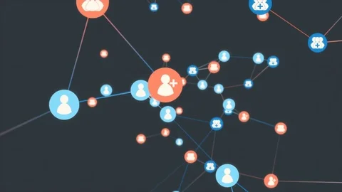 Social Network Loopable Animation Stock Footage 84942795