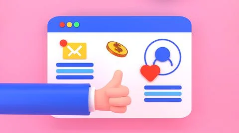 Social network monetization concept. Stock Illustration