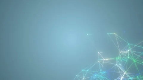 Social network or business analytics AI cloud computing big data IOT - render Stock Footage 103280515