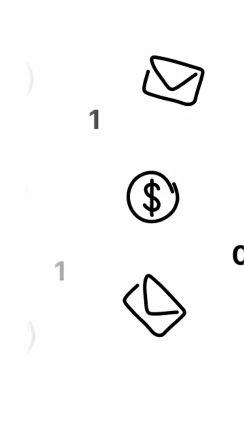 Social Network Overuse Concept Animated Icons 4K 스톡 동영상 333387970