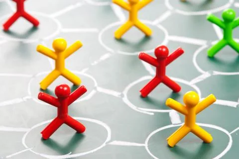 Social network Fotos Stock