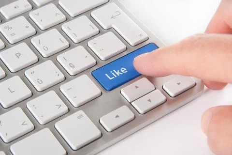 Like - social network Stock Photos