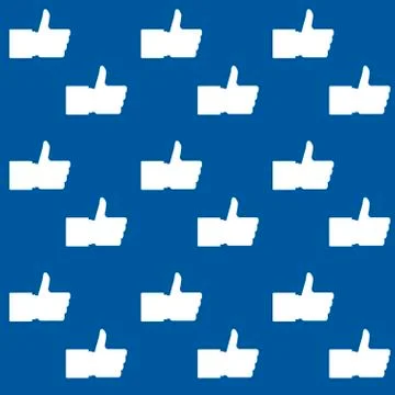 Social network seamless pattern Illustrazione stock