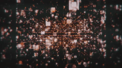 A social network with a stream of different people portraits wich moving along Stock Footage 171758294