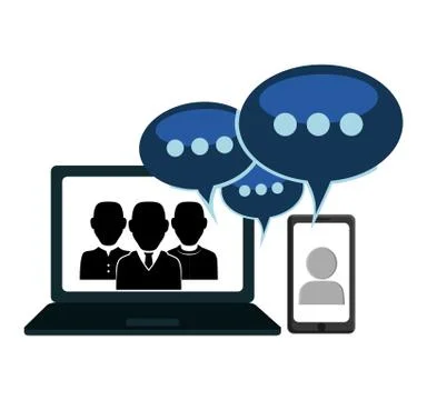 Social network vector design Stock Illustration