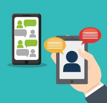 Social network vector design Stock Illustration