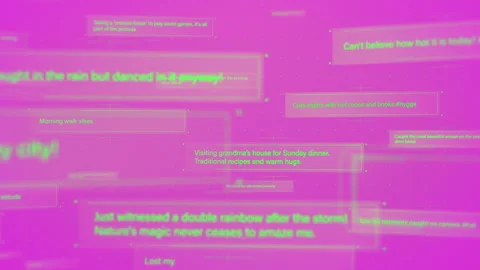 The Social network visualized.Loop. Stock Footage 270037271