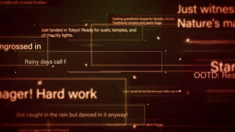The Social network visualized.Loop. Stock Footage 270037306