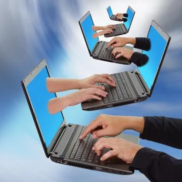 Social networking concept Stock Illustration