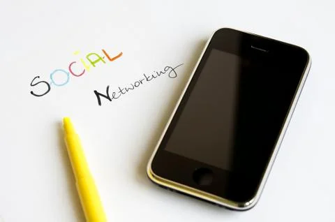 Social Networking Concept Stock Photos