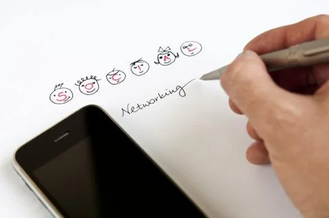 Social Networking Concept Stock Photos