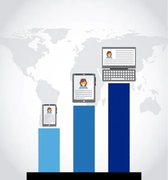 Social networking design, vector illustration eps10 graphic Illustrazione stock