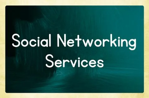 Social networking services Stock Illustration