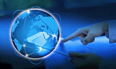 The social network.Internet concept Stock Photos