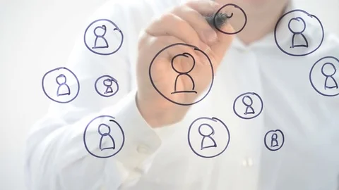 Social networks. Stock Footage 76723695
