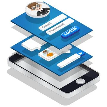 Social networks. Stock Illustration