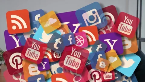 Social Networks Transitions for After Effects Stock After Effects