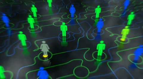 Social or Business Network Stock Footage 2976233
