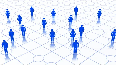 Social or Business Network Stock Footage 2976236