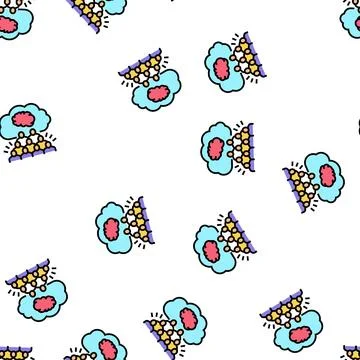 Social philosophy vector seamless pattern Stock Illustration