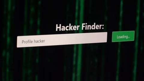 Social Profile Hacker Stock Footage 72180312