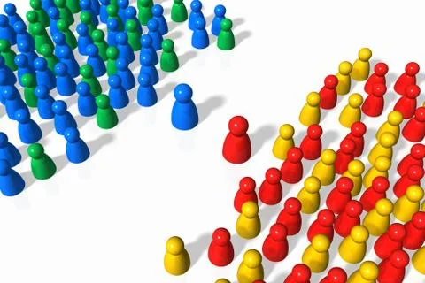 Social relations Stock-Illustration