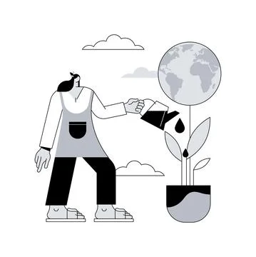 Social responsibility abstract concept vector illustration. イラスト素材