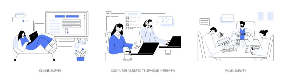 Social science abstract concept vector illustrations. Stock Illustration