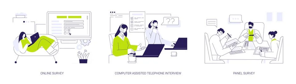 Social science abstract concept vector illustrations. Stock Illustration